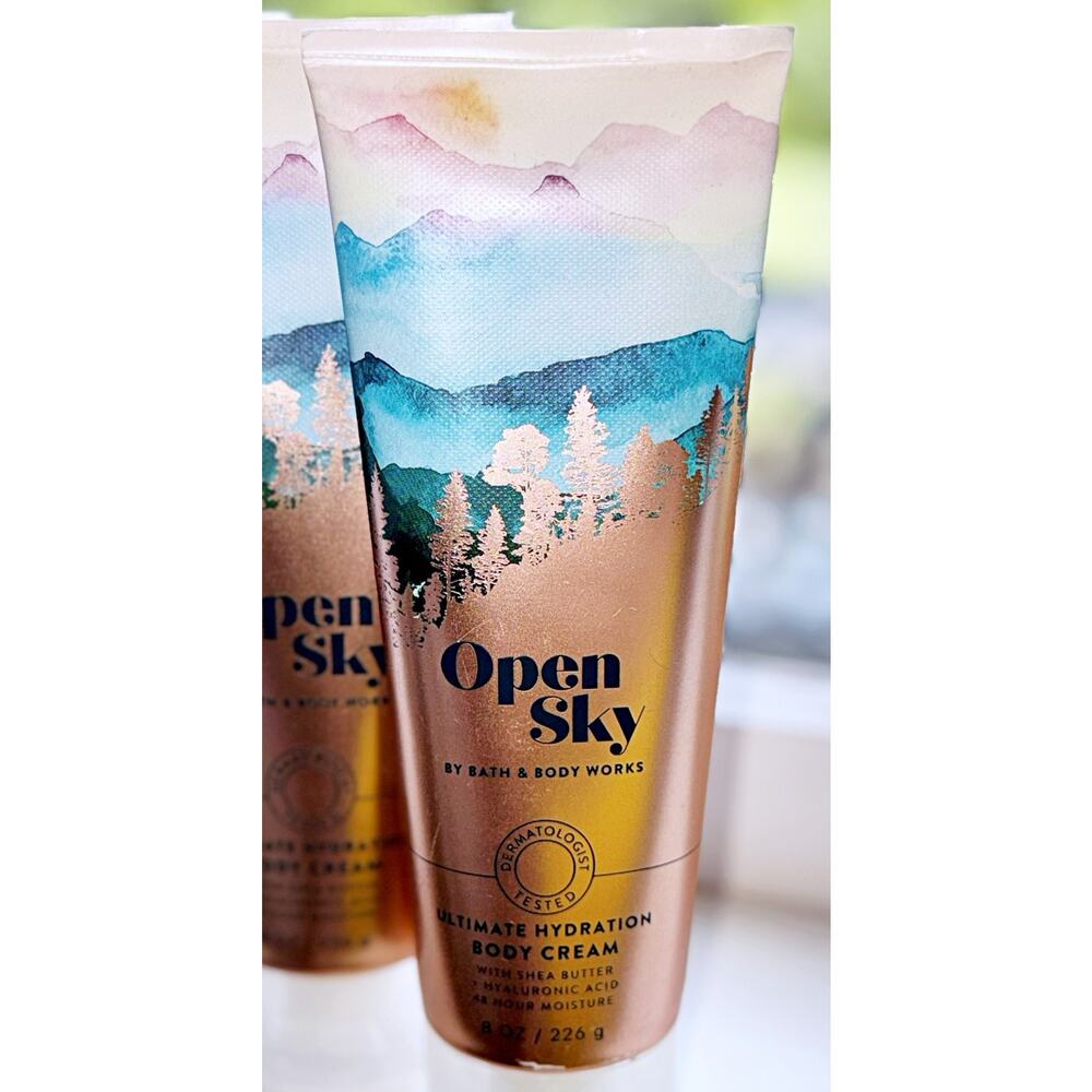 Bath & Body Works Open Sky 8 fl oz Ultimate Hydration Body Cream x3 - Picture 3 of 5